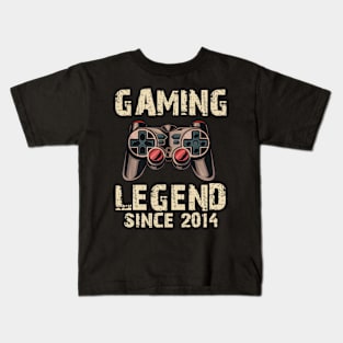 Gaming Legend 2014 Gamer Boys 7th Birthday Video Games 7 Boy Kids T-Shirt